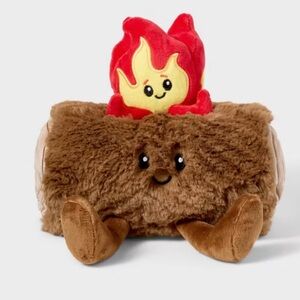 7” Yule Log Stuffed Animal - Gigglescape